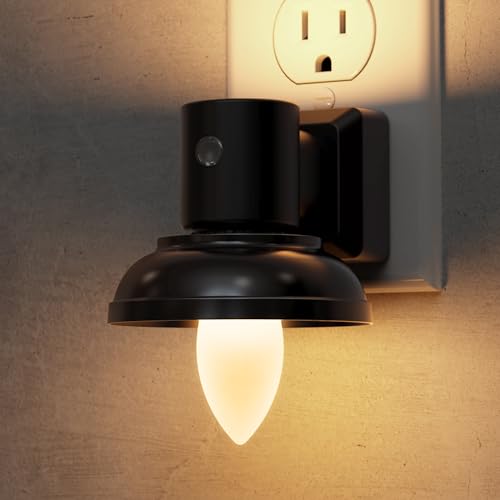 L LOHAS LED Night Light, Night Lights Plug into Wall, 3000K Warm White - color: Barn, size: 1 Pack