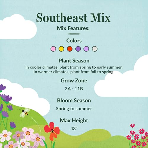 Ferry-Morse Southeast Bulk Wildflower Seeds, 215,000+, 1 lb - color: Southeast