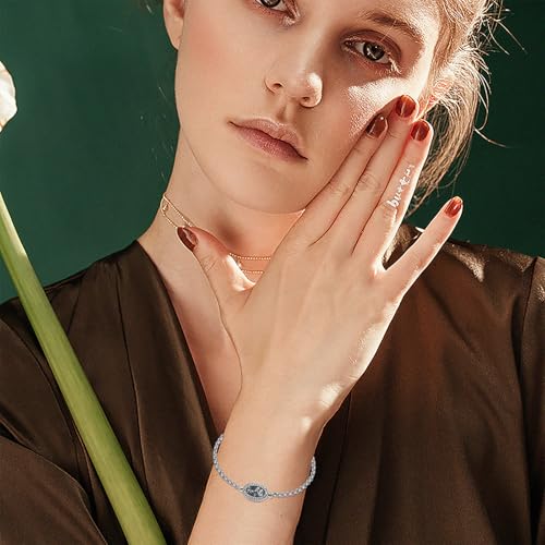 Birth Flower Urn Bracelet for Ashes for Women 925 Sterling Silver Cremation Bracelet Memorial Keepsake Jewelry for Human Ashes - style: 07-July-Lotus-Custom