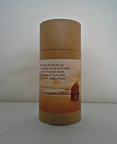 One Child/Pet - Natural Biodegradable Cremation Scattering Tube w/Telescopic Lid & Instructions (Style: Serenity)