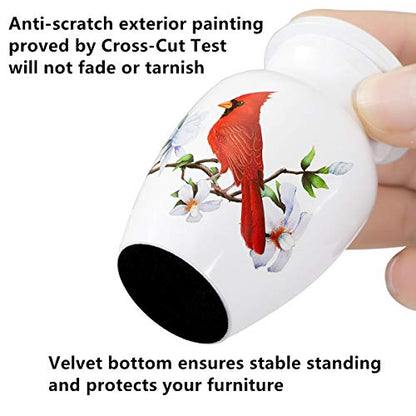 Small Cardinal Urn for Human or Pet Ashes, Mini Funeral Memorial Urns - size: 1 Keepsake Urn
