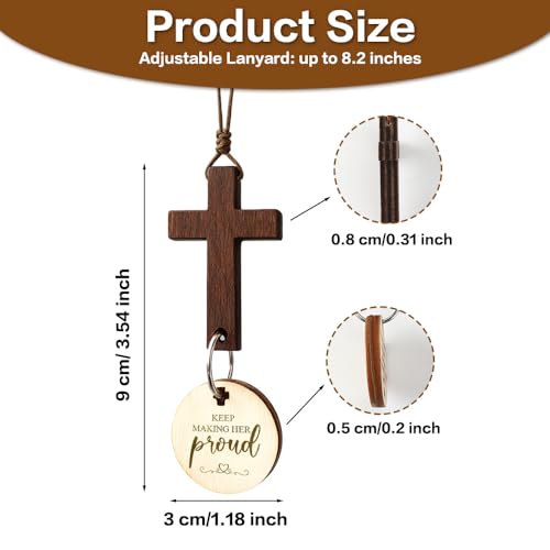 Memorial Car Hanging Ornament Sympathy Gifts for Loss of Loved One Memorial Grief Gift for Women Men Grieving Friends Remembrance Gift Keep Making Her Proud Car Rearview Mirror Accessories - style: Keep Making Her Proud