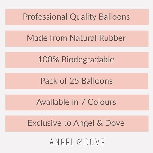 ANGEL & DOVE 25 Blue Funeral Balloons 'Forever In Our Hearts' Biodegradable - for Memorial, Celebration of Life