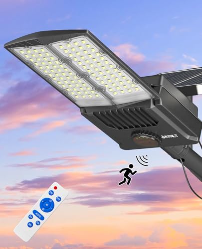JAYNLT Y-10500W Solar Street Lights Outdoor, Commercial Parking Lot Lights - size: 4X-Large