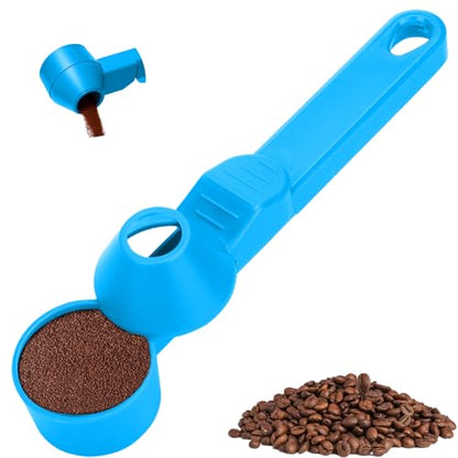 Palksky Coffee Scoop & Funnel for Reusable K Cup Refillable Coffee Pods,2 Tablespoon Coffee Measuring coffee Scooper,1PCS (Sky Blue) - color: Sky Blue