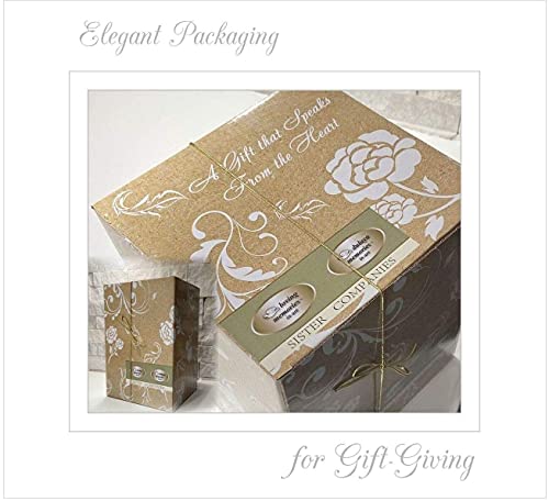 Angel Memorial Gifts for Sympathy, Stonelike Statue with Cedar Wreath, Gift Boxed with Poem Dedication Card