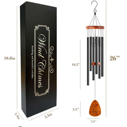 Memorial Wind Chimes for Loss of Loved One Sympathy Bereavement Remembrance Wind Chimes Gifts for Loss of Mom Dad Son Daughter Husband Wife