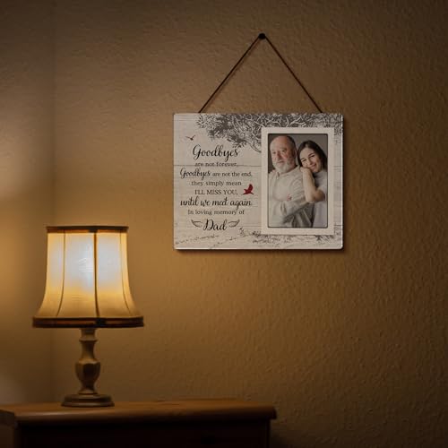 SteadStyle Memorial Gifts for Loss of Father - Memorial Picture Frame - Sympathy Gift, Bereavement Gifts for Loss of Father - Fits 4x6 In Photo