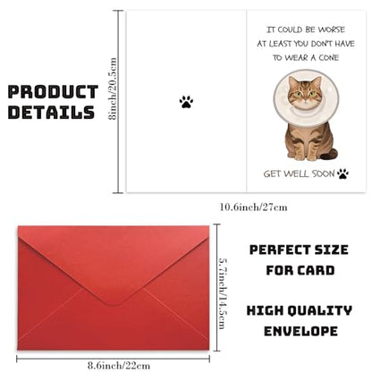 Funny Get Well Soon Cards Gifts For Women Feel Better Thinking of You Humor Speedy Surgery Recovery Him Her Friends Mother - color: HK037