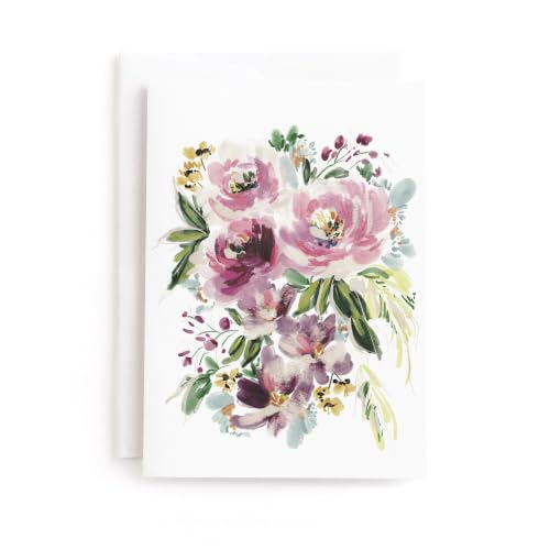 Minted | Blank Greeting Card, All Occassions, 5x7 w/Envelope | Ella Bloom | Independent Artist-Designed with Quality Materials - color: Ella Bloom