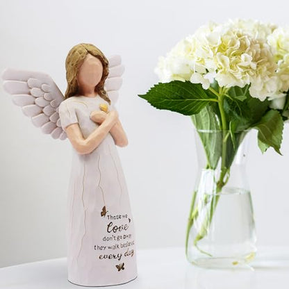 BORLESTA Memorial Gifts Angel - Sympathy Gifts for Loss of Loved One, Dog Memorial Gifts for Loss of Dog, Dog Passing Away Gifts - Dog Angel Figurines