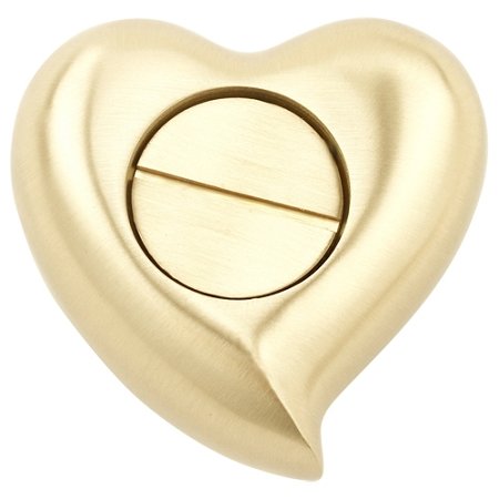 Goldenglow Heart Keepsake Cremation Urn for Ashes, Brass, Gold Urn, Keepsake Sized Cremation Urn, 3 Inches Wide - color: Goldenglow Heart