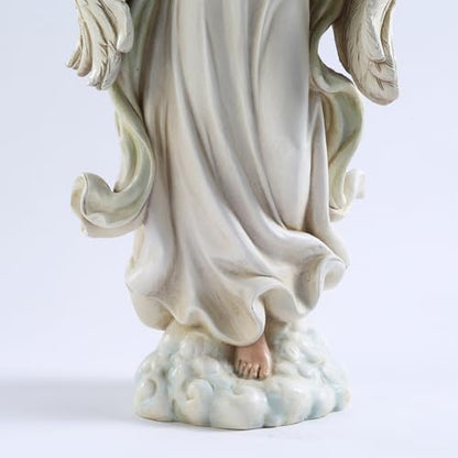 Guardian Angel Statue Indoor, 14 Inches Praying Angel Sculpture for Home Décor, Healing Angel Gifts for Women, Christmas, Thanksgiving or Housewarming