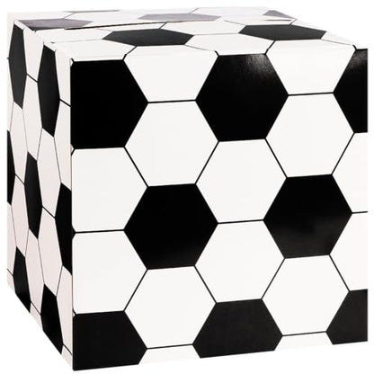 Soccer Card Box Sports Party Favors Post Box Cardboard Receiving Money Holder for Soccer Theme Wedding Reception, Baby Showers, Anniversary, Birthday Party, Graduation Table Centerpiece Decorations - style: Soccer