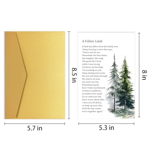 Bereavement Sympathy Card - In Memory of, Condolence & Sorry For Your Loss - color: #326