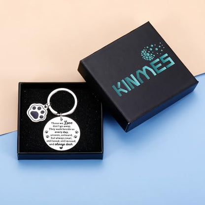 KINMES Dog Memorial Gifts for Loss of Dog, Pet Sympathy Gifts, Pet Loss Sympathy Keychain for Pet Owner, Sympathy Gift for Cat, Bereavement Passed Away Gift