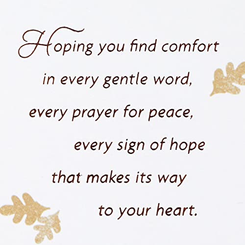 Hallmark Sympathy Card (Hoping You Find Comfort) - color: 10 Cards with Envelopes
