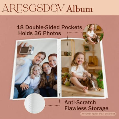 Son Memorial Gifts Photo Album 4x6 18 Pockets | Memorial Gifts for Loss of Son, Letters to My Son Sentimental Small Keepsake Photo Album Holds 36 Pictures - color: Letter to Son