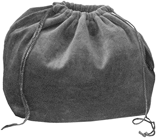 Small Gray Velvet Cremation Urn Bag - Velvet Cotton Bag for Urn - Small Size 9"L x 6"W x 9"H - Great for Holding a Pet or Human Urn Measuring 7"H or Smaller - color: Gray, size: Small