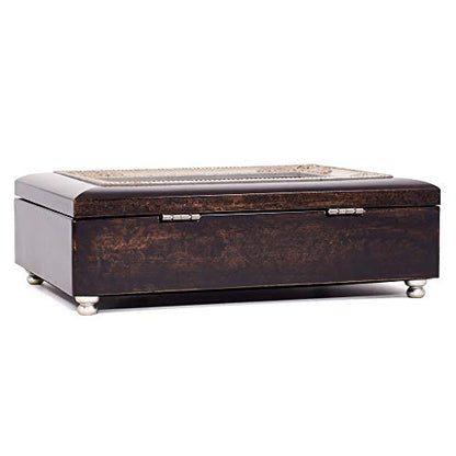 Cottage Garden Mom Memories Live in My Heart Burlwood Jewelry Music Box Plays Friend in Jesus