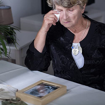 Fumete 5 Pcs Urn Necklaces for Ashes Cremation Jewelry - color: Lake Blue