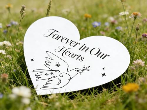 50 Pcs Plantable Seed Paper Hearts, 2.5"x2" Wildflower Seed Paper for Funeral Favors, Memorials & Eco-Friendly Gifts, Biodegradable Plantable Gifts Cards, Sympathy Guest Favors, After-Event Keepsakes