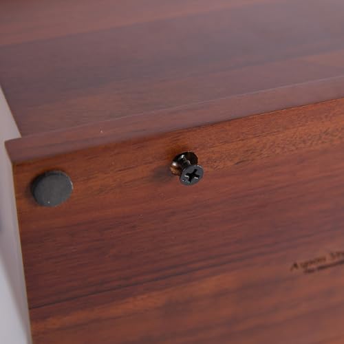 Aspen Studio AspenStudio Cross Walnut Wooden Urn for Cremation Human Ash Handcrafted Solid Wood Urn Up to 200lbs for Adult