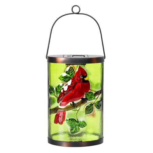 MUMTOP Cardinal Solar Lantern Outdoor Waterproof, Hanging Garden Light - color: Lime Green