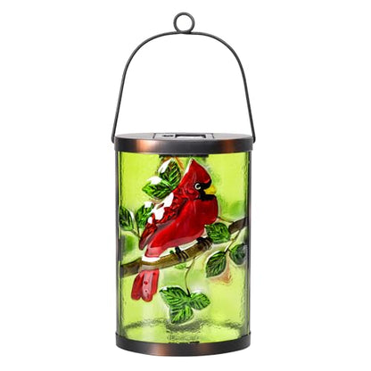 MUMTOP Cardinal Solar Lantern Outdoor Waterproof, Hanging Garden Light - color: Lime Green