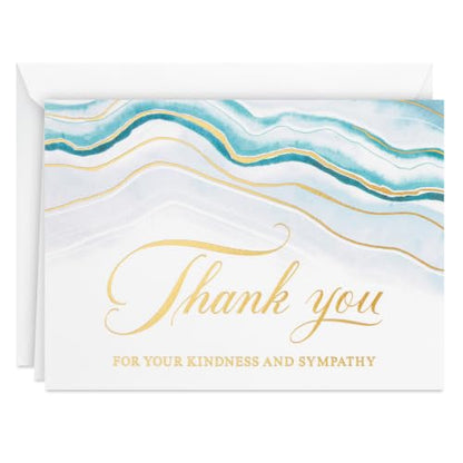 Hallmark Funeral Thank You Cards, 20-Pack (Kindness and Sympathy)
