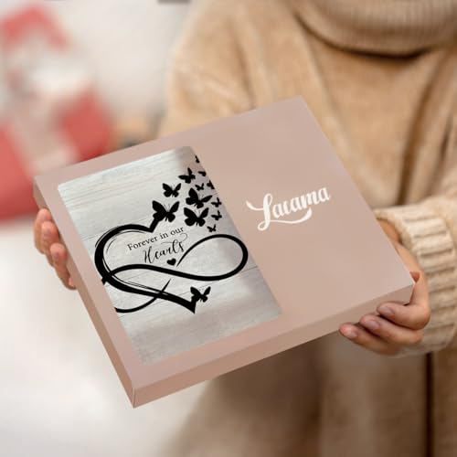 Lacama Memorial Picture Picture Frame 4x6 Sympathy Gifts for Loss Loved One - color: Forever in our Hearts