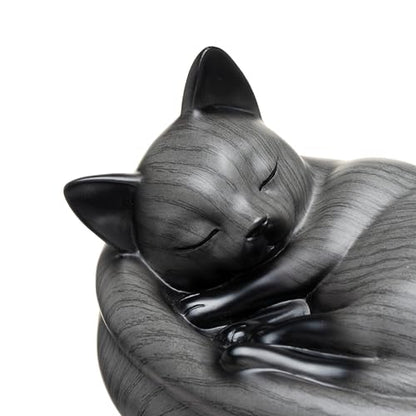 Cat Urn Small Pet Urn for Cat Ashes - Stylish Cat Urns for Ashes, Premium Quality Pet Urns for Cats(Gary) - color: Gary