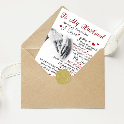 Anniversary Card for Husband, Husband Birthday Card Gifts - color: BK-122