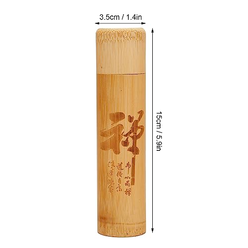 AYNEFY 5pcs Strong Leakproof Bamboo Scattering Urns for Ashes Resting Place, Carved Pattern Containers for Scattering Tubes, AYNEFYg4da1uni3b