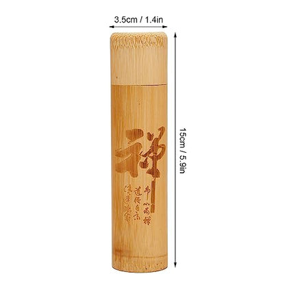 AYNEFY 5pcs Strong Leakproof Bamboo Scattering Urns for Ashes Resting Place, Carved Pattern Containers for Scattering Tubes, AYNEFYg4da1uni3b