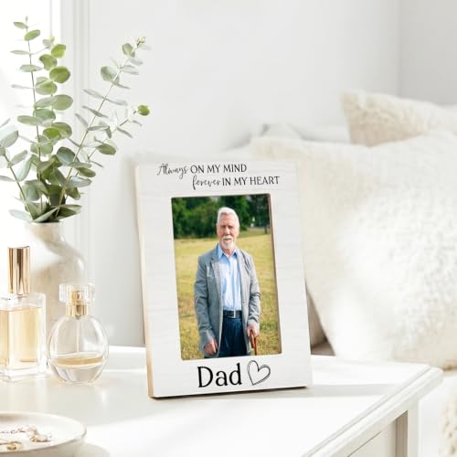 Memorial Gifts Dad Picture Frame 4x6 for Desk Table Room - color: color-1