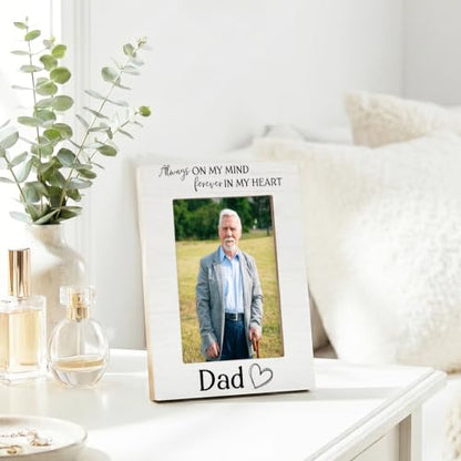 Memorial Gifts Dad Picture Frame 4x6 for Desk Table Room - color: color-1