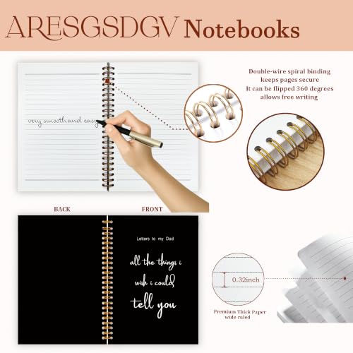 ARESGSDGV-Notebook-496 - color: Lettres to dad Black