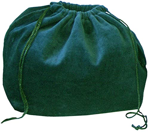 Small Green Velvet Cremation Urn Bag - Velvet Cotton Bag for Urn - Small Size 9"L x 6"W x 9"H - Great for Holding a Pet or Human Urn Measuring 7"H or Smaller - color: Green, size: Small