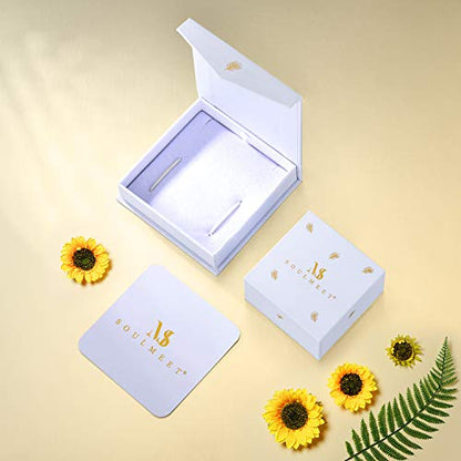 SOULMEET Cremation Jewelry for Ashes, Sterling Silver Urn Necklace for Ashes Women Men, Cherish Memories Cremation Jewelry to Keep Someone Near to You - color: H-2 Tones Bullet