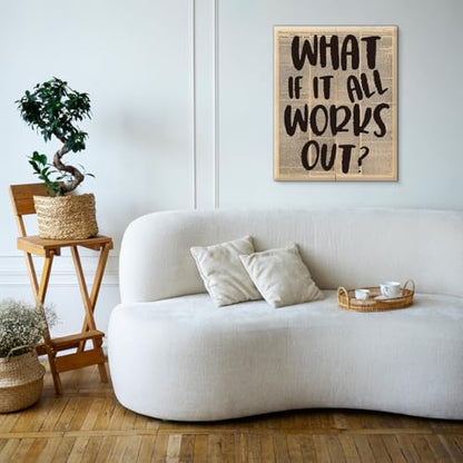 Retro Newspaper Canvas Wall Art Inspirational Typography Print Picture - color: Retro Newspaper