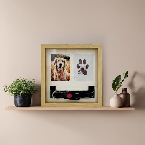OtterPets Paw Print Kit for Dogs 9x9, 4 customizable displays (Natural) - color: Natural