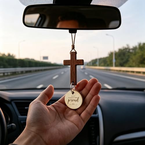 Memorial Car Hanging Ornament Sympathy Gifts for Loss of Loved One Memorial Grief Gift for Women Men Grieving Friends Remembrance Gift Keep Making Her Proud Car Rearview Mirror Accessories - style: Keep Making Her Proud