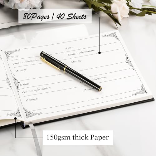 SOITIS Funeral Guest Book Memorial Guest Book for Funeral Tree of Life 80 Pages Funeral Sign-in Book - A Celebration of Life - style: Tree of Life