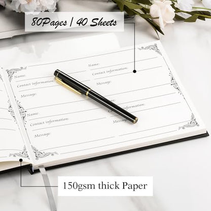 SOITIS Funeral Guest Book Memorial Guest Book for Funeral Tree of Life 80 Pages Funeral Sign-in Book - A Celebration of Life - style: Tree of Life