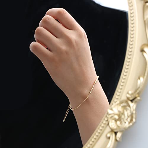 Best Friend Birthday Gifts Morse Code Bracelets For Women Mothers Day Birthday Christmas Gifts For Sister Daughter Grandmother Stainless Steel Jewelry Friendships Inspirational Gifts For Women - style: Gold: Always In My Heart