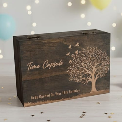 Baby Time Capsule Box to Open at 18, Baby Shower & First Birthday Gift - size: Medium, style: Time Capsule