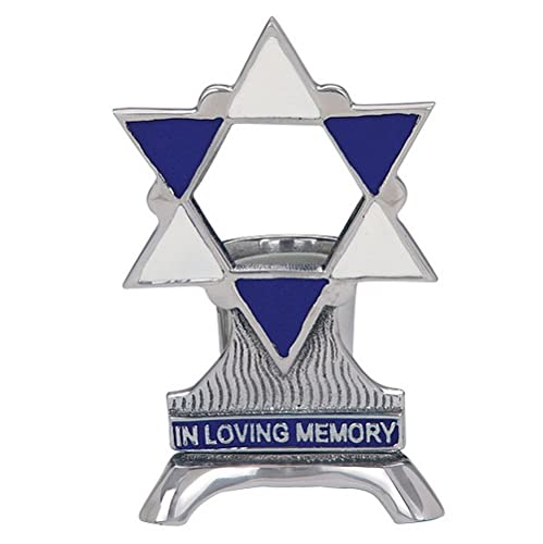 Electric Yahrzeit Memorial Holder with bulb
