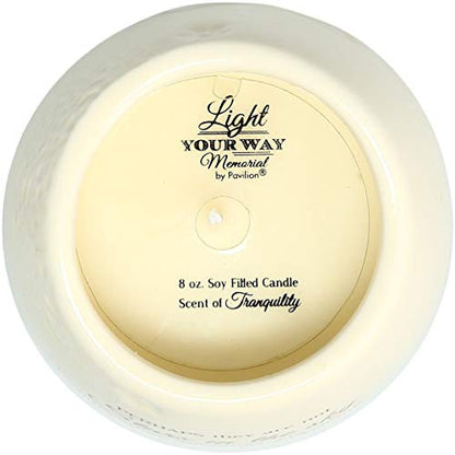 Pavilion Gift Company - Stars in the Sky - 8 oz -100% Soy Wax Candle Scent: Tranquility - style: In Memory, They're Happy