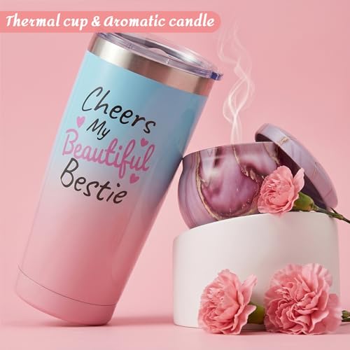 Get Well Soon Gift Baskets for Women,Self Care Gift Package Box, Birthday,Spa & Sympathy Care Package Gifts Set for Mom, Wife, Girlfriend, Sister & Friends - color: Pink